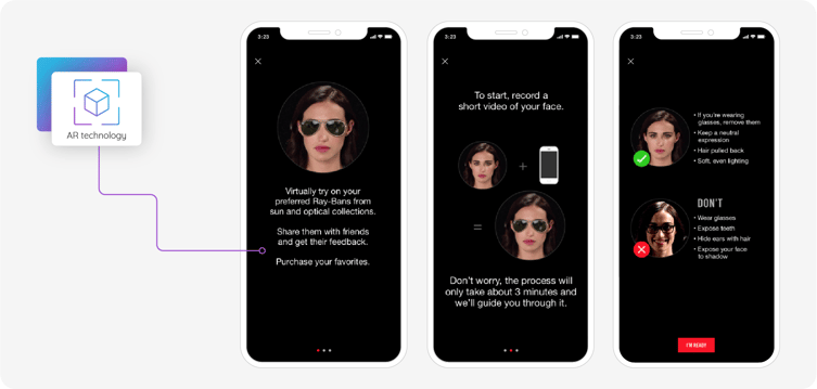 Ray-Ban augmented reality tool