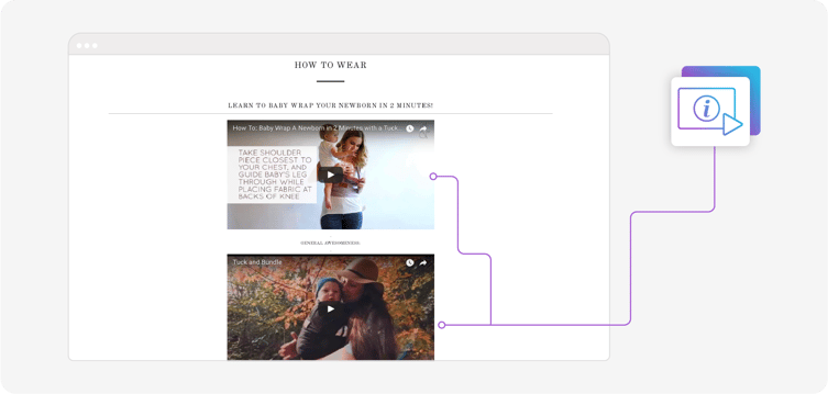 tuck and bundle's  how to wear instruction videos